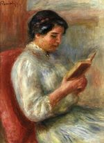 Woman reading 1906